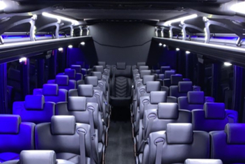 Rapid City Charter Bus Interior