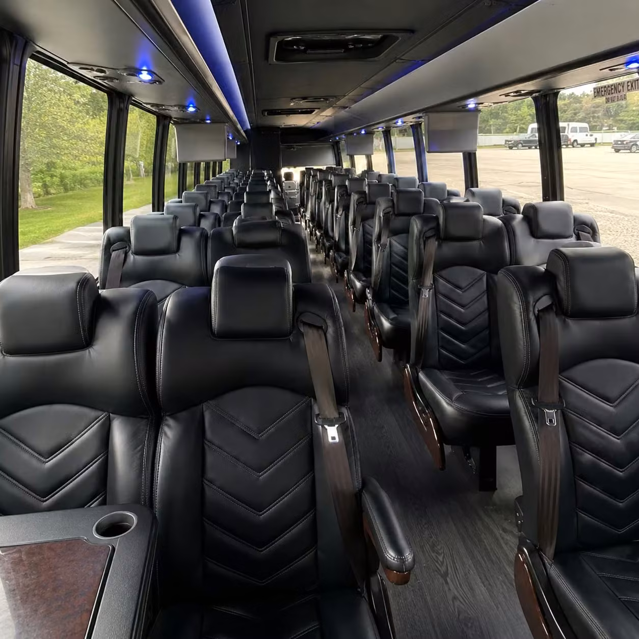 28 passenger minibus inside