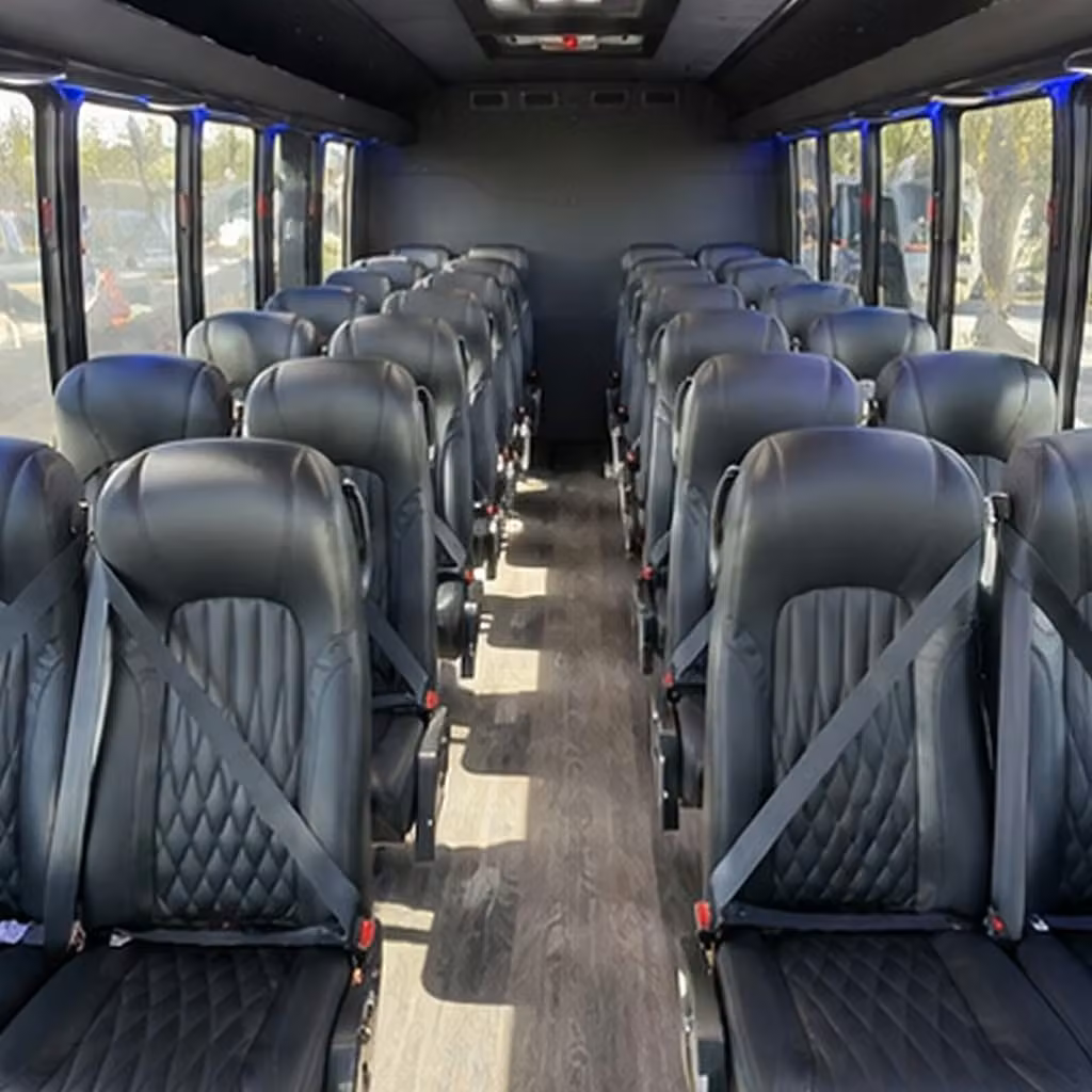 35 passenger minibus inside
