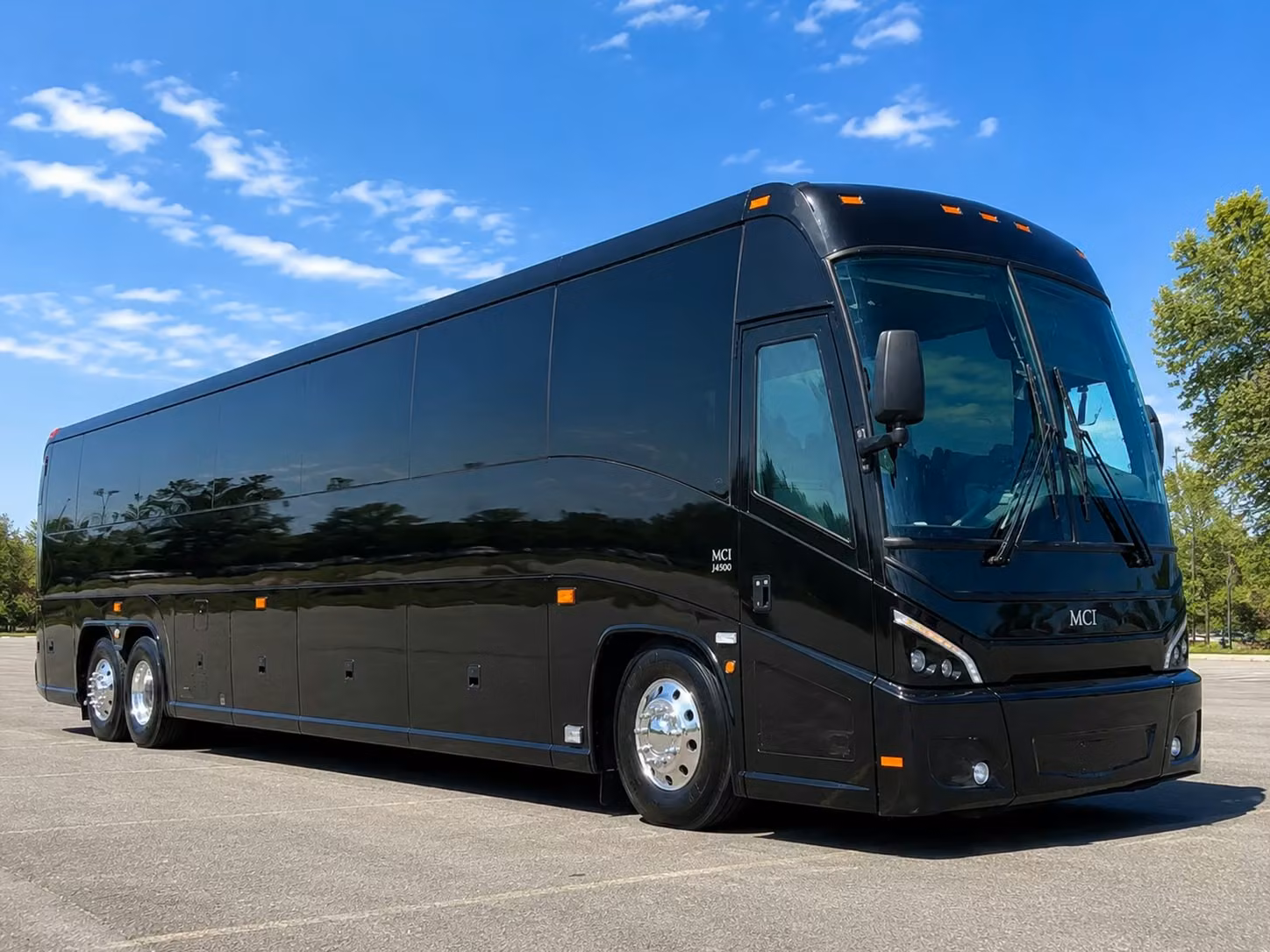 56 passenger charter bus